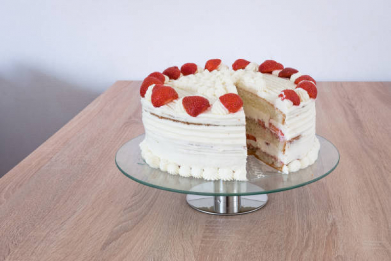 bolo de festa de aniversário simples Moema