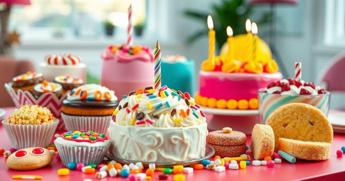 Doces para Aniversário que Encantam: Ideias Irresistíveis para Celebrar com Sabor Doces para Aniversário que Encantam: Ideias Irresistíveis para Celebrar com Sabor