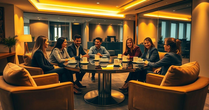 Coffee break para reunião: como planejar o intervalo perfeito para aumentar a produtividade Coffee break para reunião: como planejar o intervalo perfeito para aumentar a produtividade