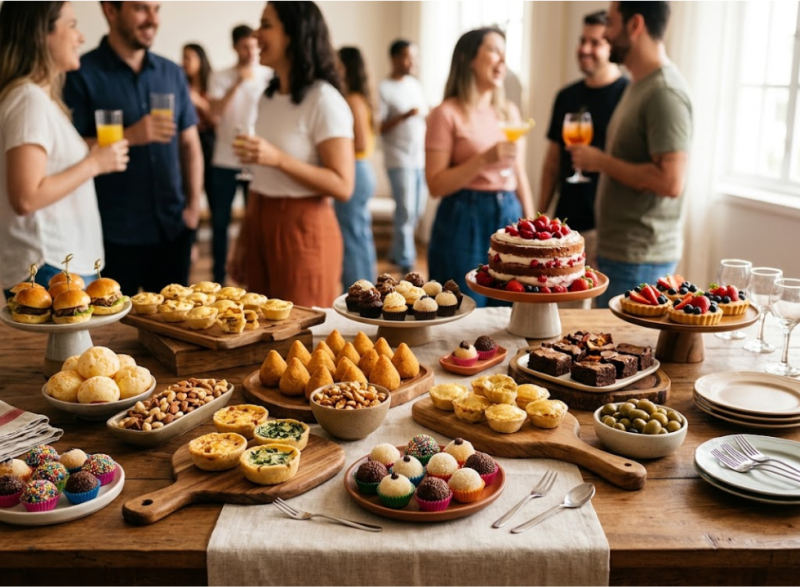 Doces e salgados para confraternização: Guia Completo de Delícias