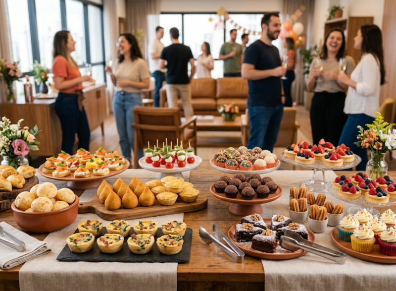 Doces e salgados para confraternização: Guia essencial para encantar